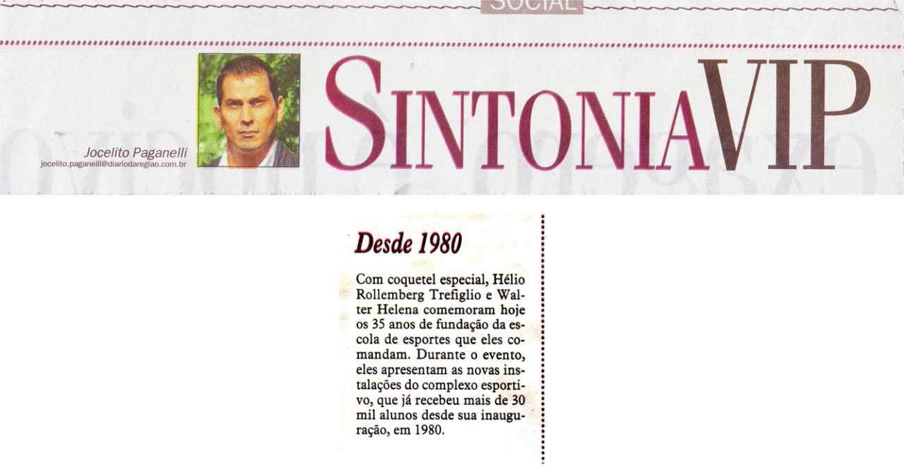 Desde 1980 Coluna Social Sintonia VIP Diário da Região - 24/03/2015