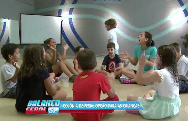 TV Record - Colônia de férias: opção para as crianças
