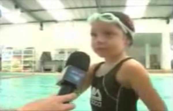 Matéria do RPTV sobre a maior aula de natação do mundo